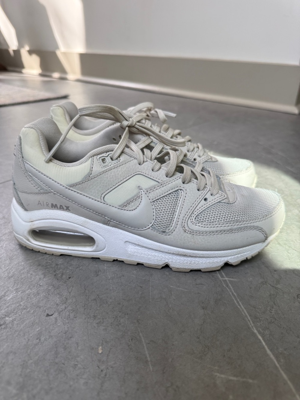 Nike Women's Air Max Sneakers in Light Beige/Off-White